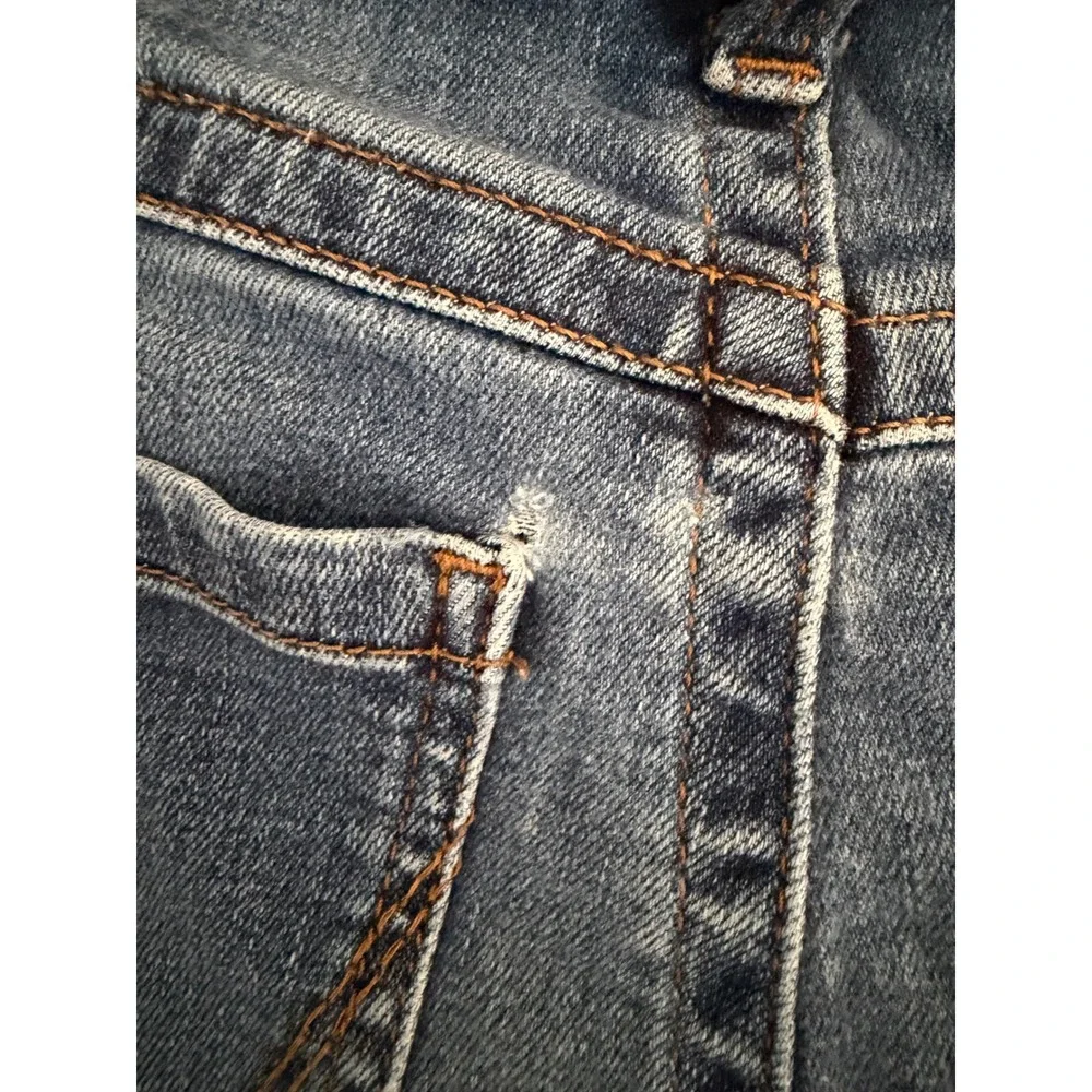 Wrangler Willow Mid Rise Straight Leg Jeans‎ Medium Wash Blue Denim Womens 30x31